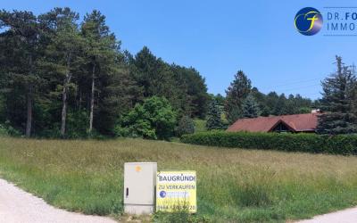 Baugrund mit 683m² in idyllischer Grünruhelage von Berndorf