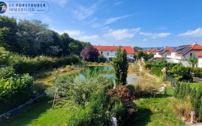 V E R K A U F T !MODERNES WOHNEN AN EINEM BADETEICH - Doppelhaushälfte mit hochwertiger Ausstattung